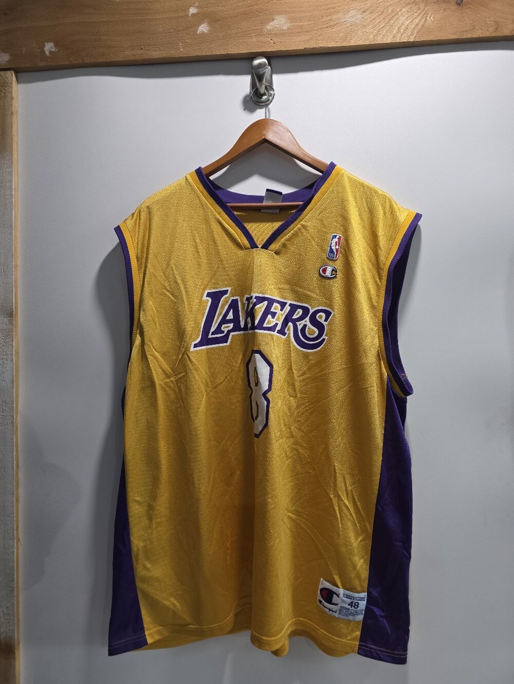 Champion Los Angeles Lakers Yellow & Purple Basketball Jersey #8